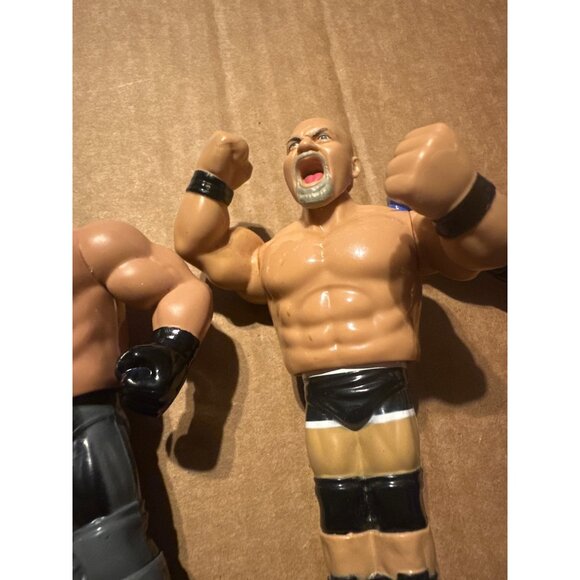 WWE 2017 Wrestling Action Figures Trio Seth Rollins Stone Cold AJ Styles 3.5" - Picture 3 of 6